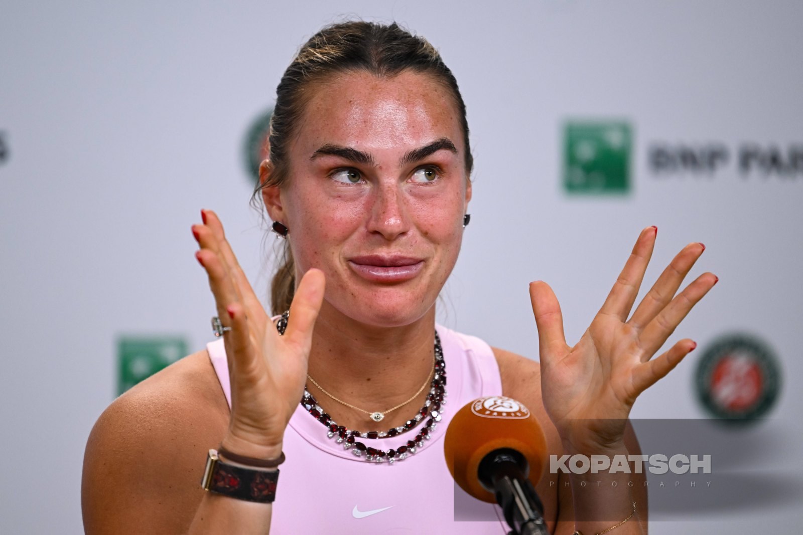 Aryna Sabalenka of Belarus — 2026 Roland Garros