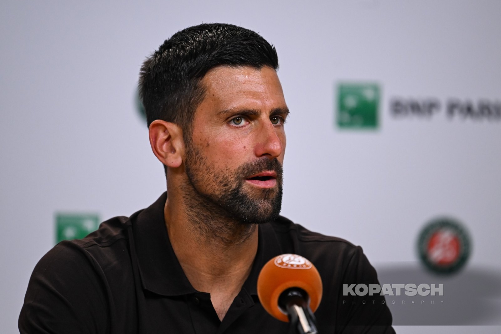 Novak Djokovic of Serbia — 2026 Roland Garros