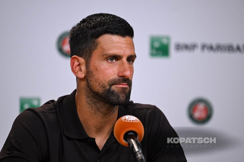 Novak Djokovic of Serbia — 2026 Roland Garros
