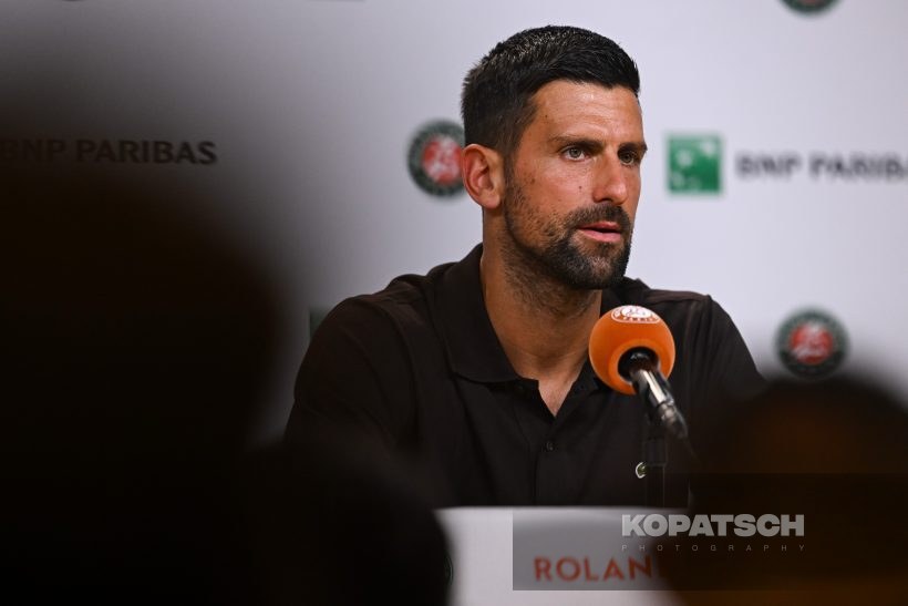 Novak Djokovic of Serbia — 2026 Roland Garros