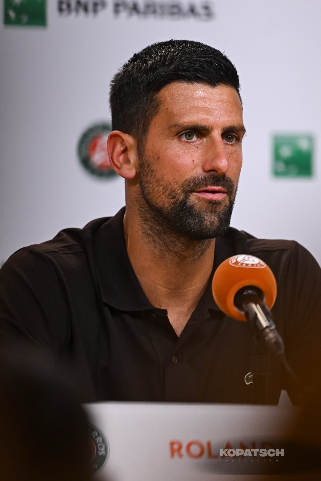 Novak Djokovic of Serbia — 2026 Roland Garros