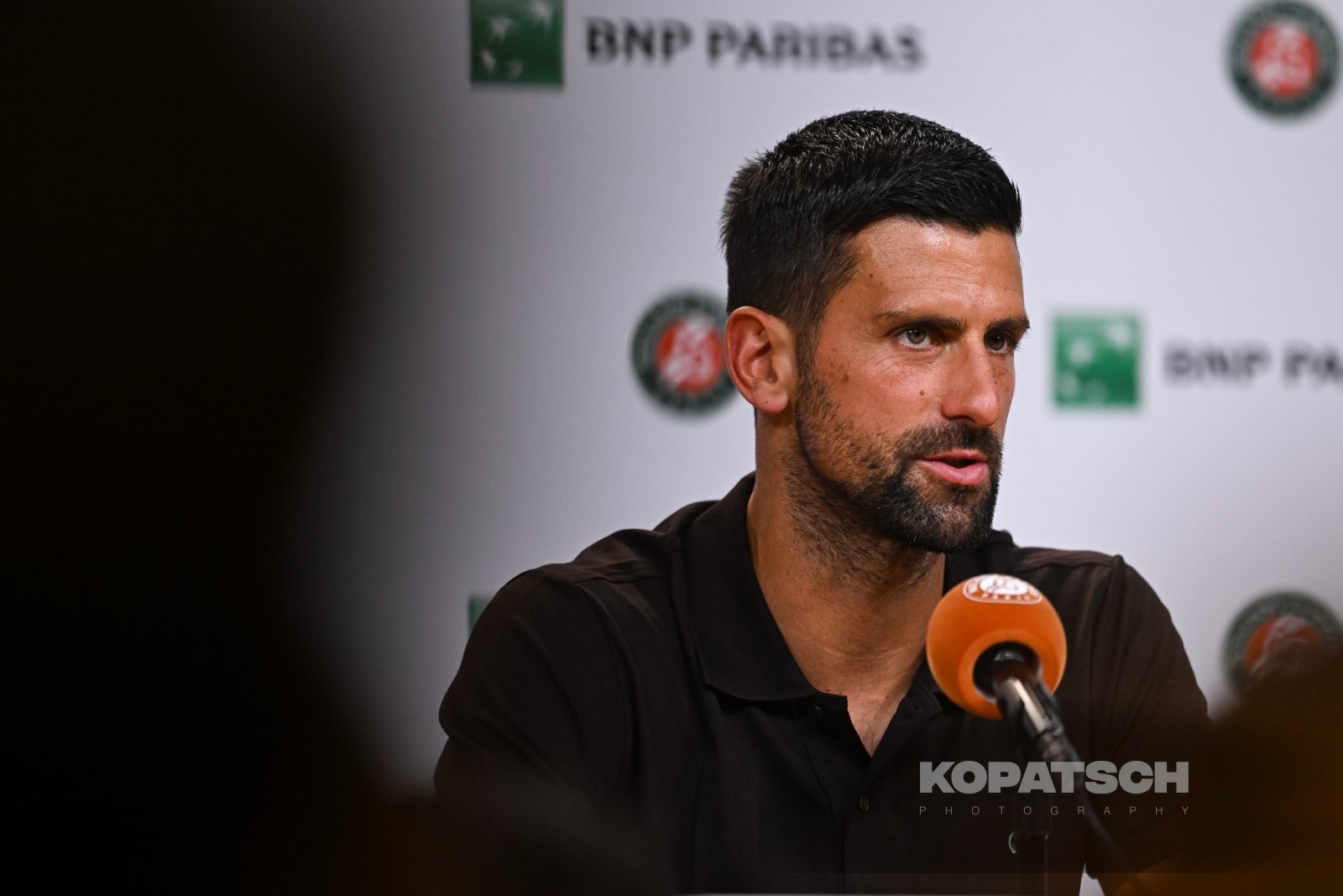 Novak Djokovic of Serbia — 2026 Roland Garros