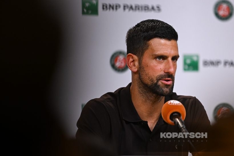 Novak Djokovic of Serbia — 2026 Roland Garros