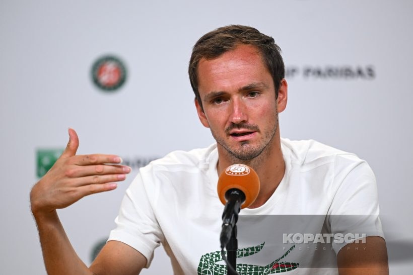 Daniil Medvedev of Russia — 2026 Roland Garros