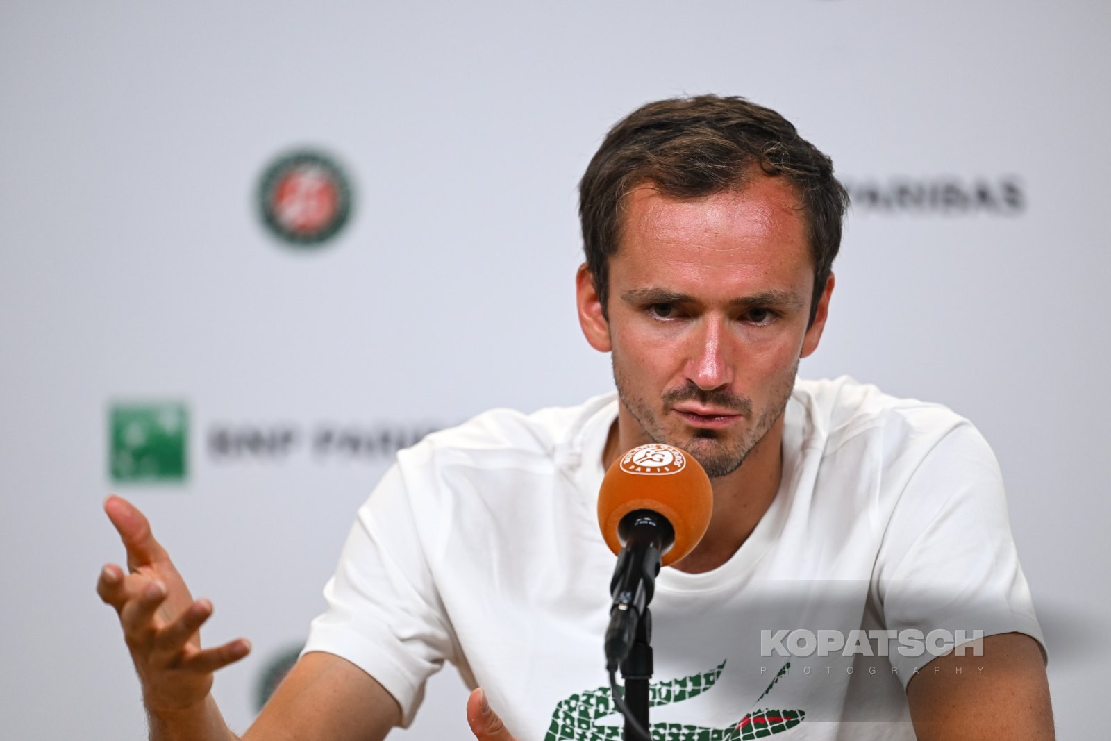 Daniil Medvedev of Russia — 2026 Roland Garros