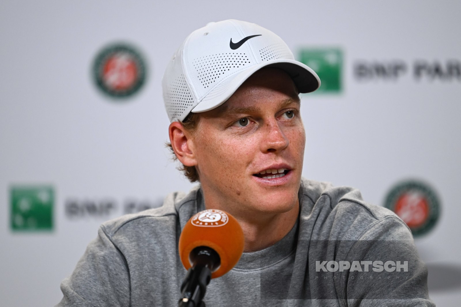 Jannik Sinner of Italy — 2026 Roland Garros