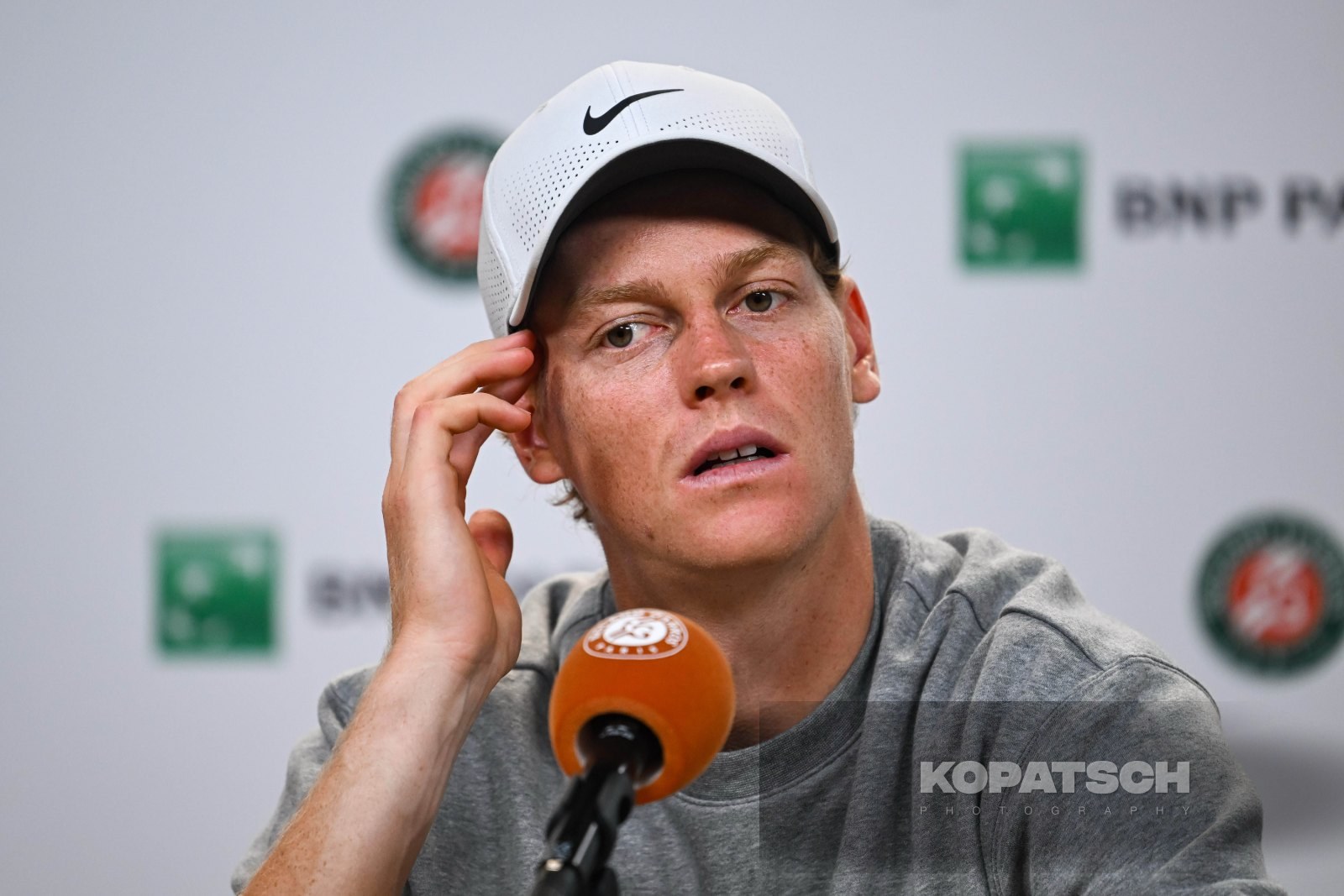Jannik Sinner of Italy — 2026 Roland Garros