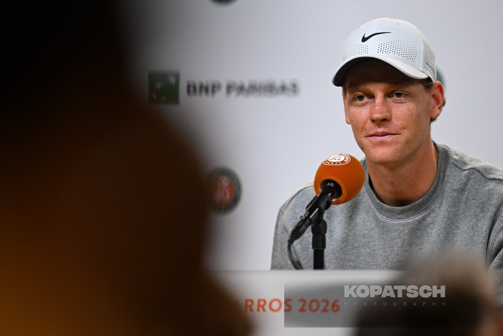 Jannik Sinner of Italy — 2026 Roland Garros