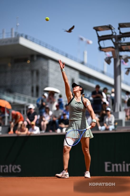 Xiyu Wang of China — 2026 Roland Garros