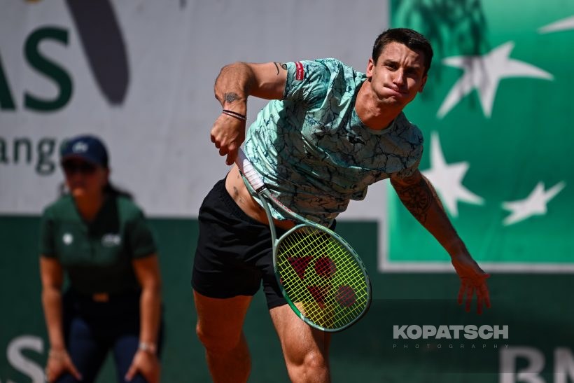 Camilo Ugo Carabelli of Argentina — 2026 Roland Garros