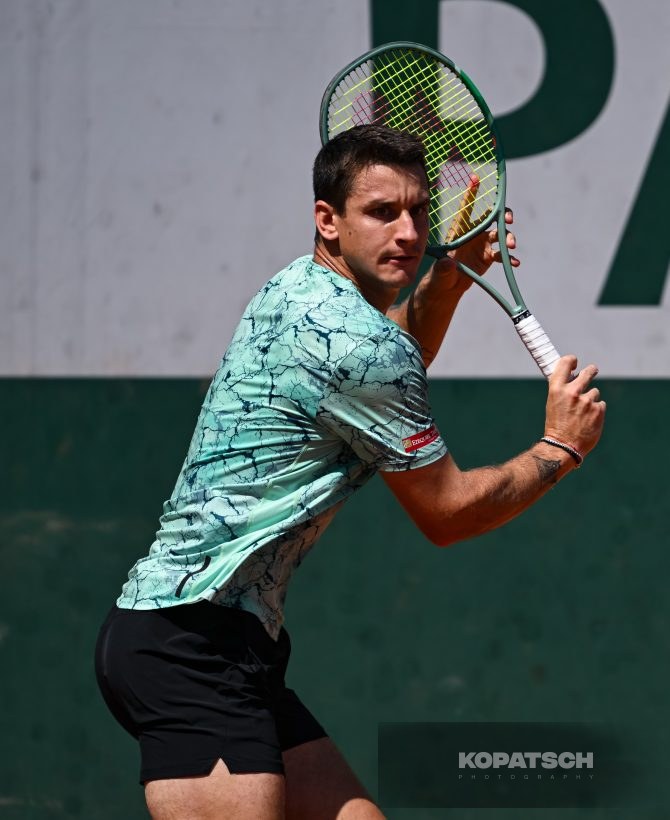 Camilo Ugo Carabelli of Argentina — 2026 Roland Garros