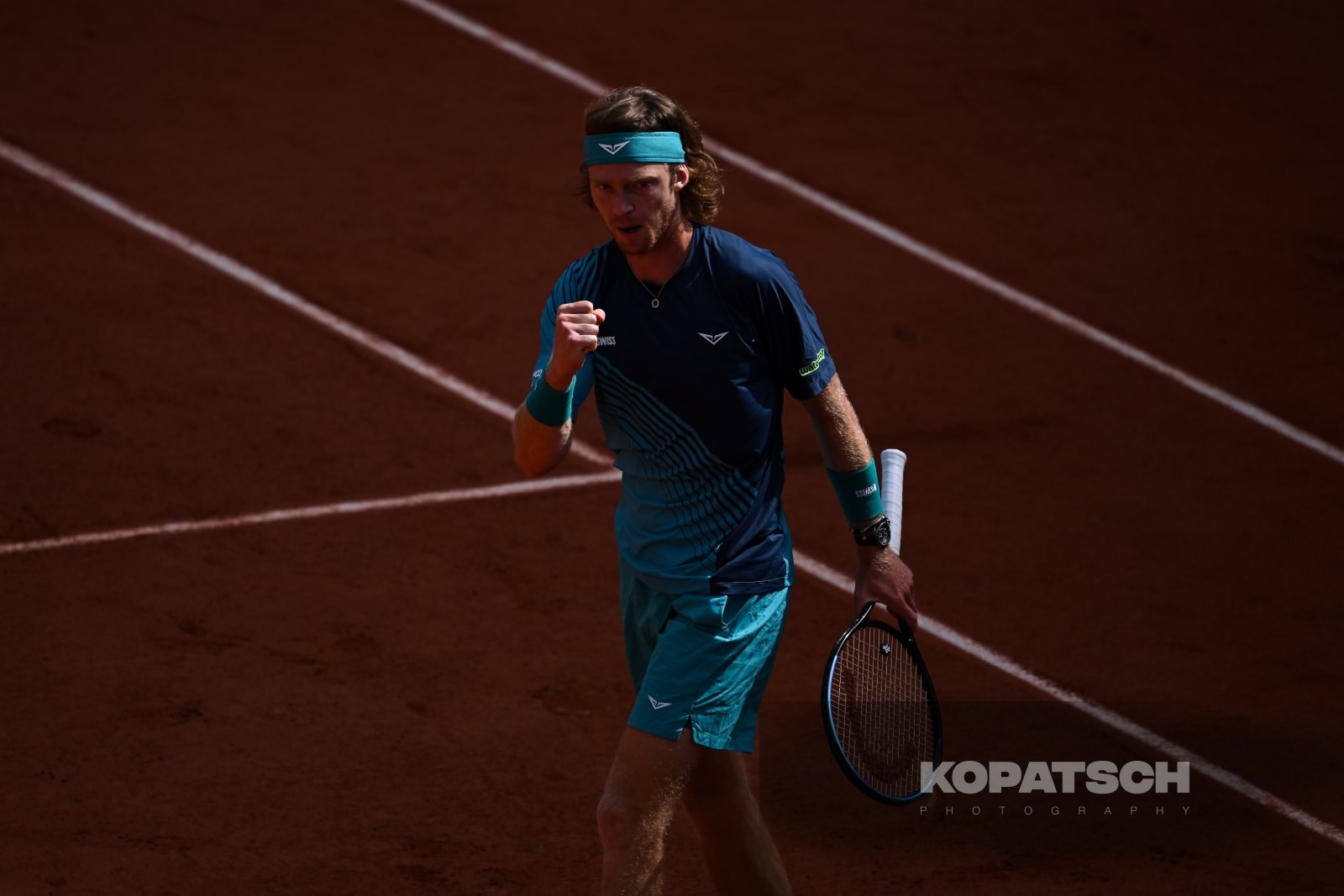 Andrey Rublev of Russia — 2026 Roland Garros