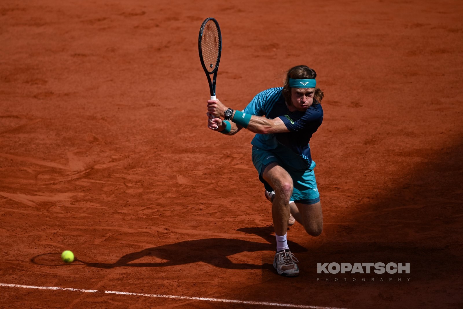 Andrey Rublev of Russia — 2026 Roland Garros