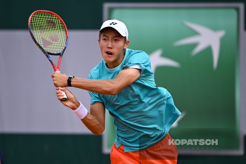 Damir Zhalgasbay of Kazakhstan — 2026 Roland Garros