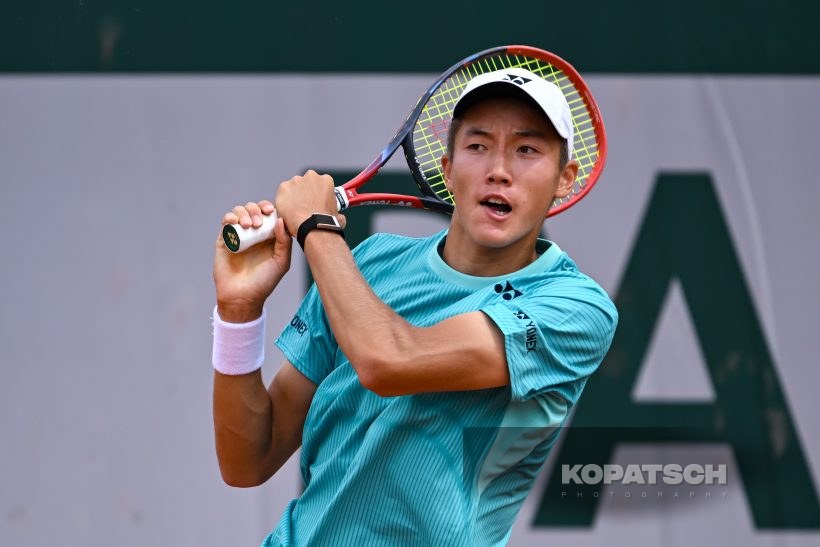 Damir Zhalgasbay of Kazakhstan — 2026 Roland Garros