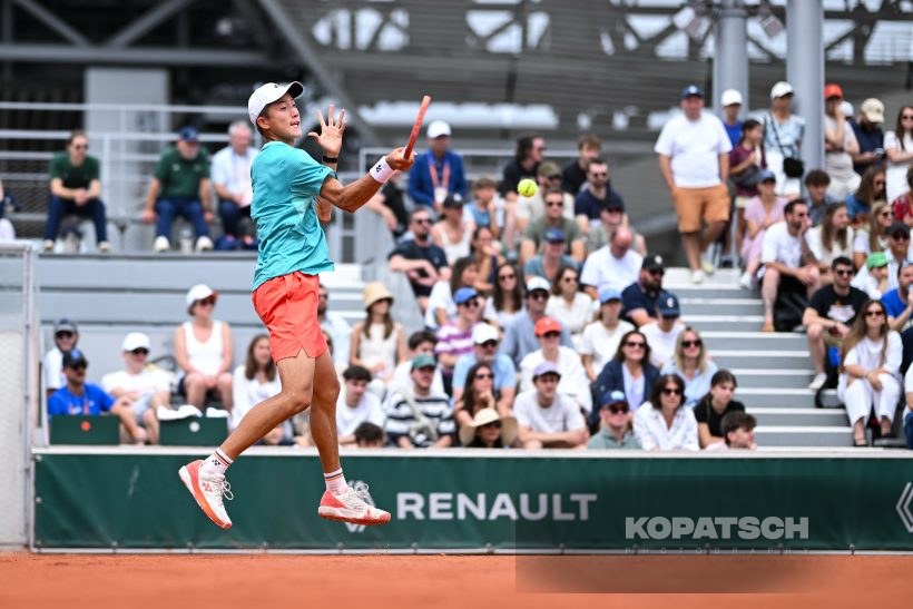 Damir Zhalgasbay of Kazakhstan — 2026 Roland Garros