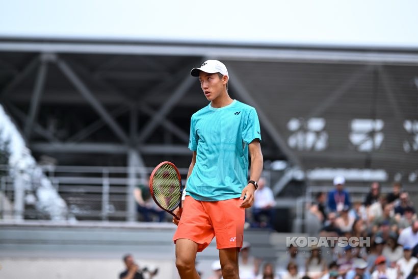 Damir Zhalgasbay of Kazakhstan — 2026 Roland Garros