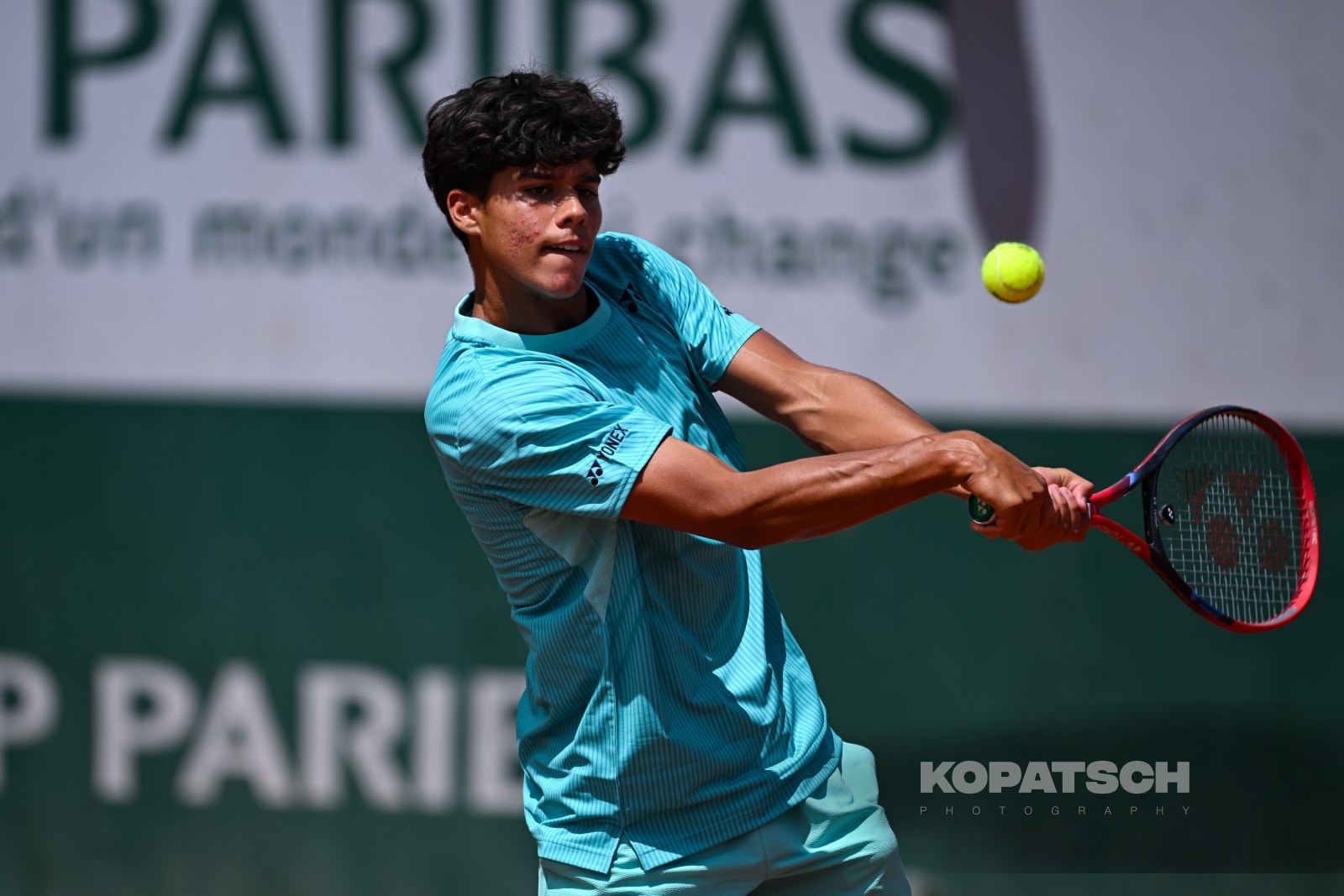 Yannik Alvarez of Puerto Rico — 2026 Roland Garros