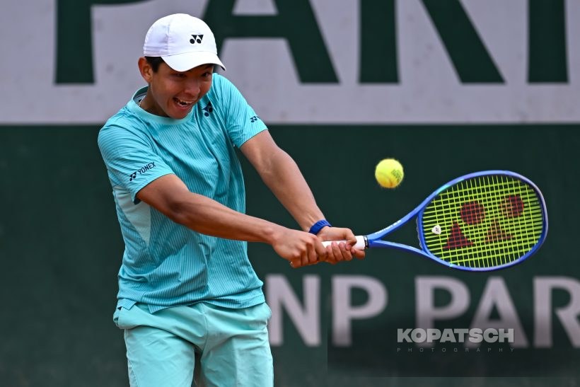 Zangar Nurlanuly of Kazakhstan — 2026 Roland Garros