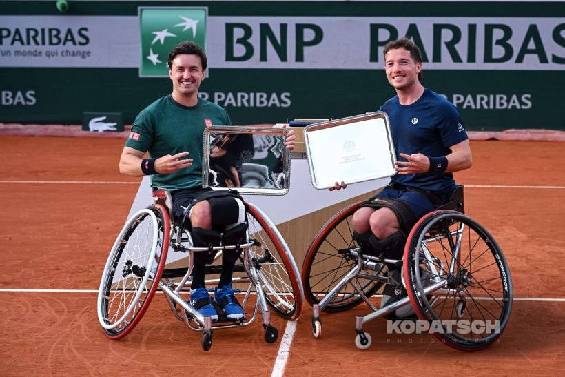 Gordon Reid of Great Britain and Alfie Hewett of Great Britain — 2026 Roland Garros