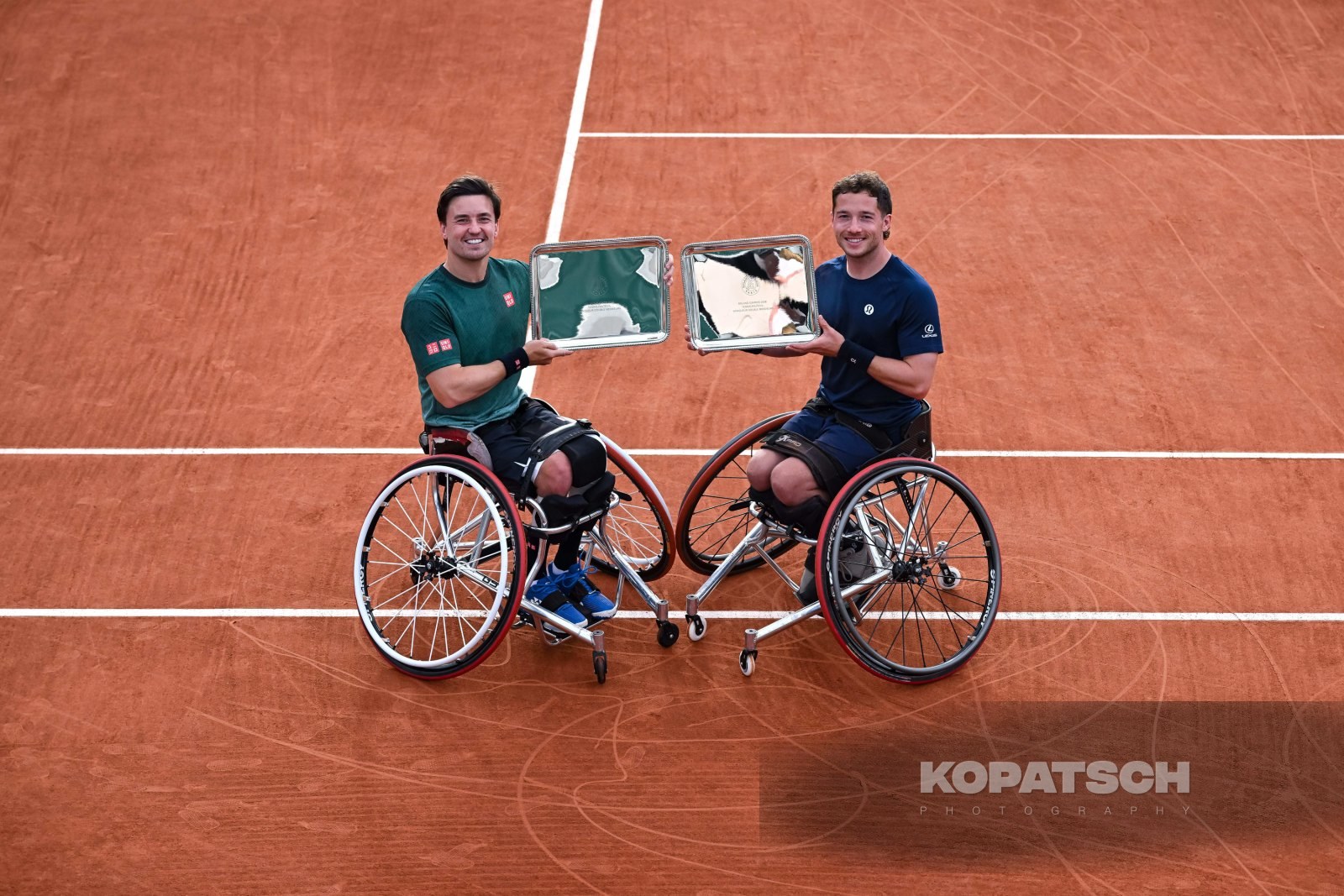 Gordon Reid of Great Britain and Alfie Hewett of Great Britain — 2026 Roland Garros