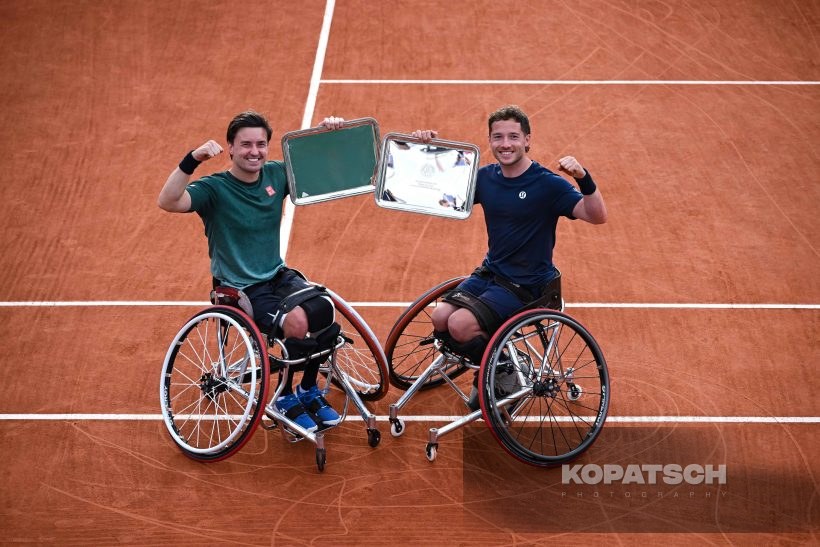 Gordon Reid of Great Britain and Alfie Hewett of Great Britain — 2026 Roland Garros