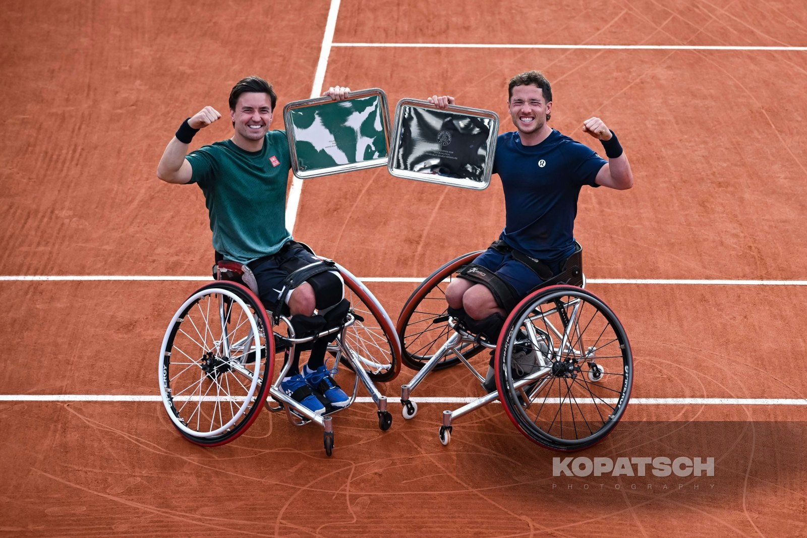 Gordon Reid of Great Britain and Alfie Hewett of Great Britain — 2026 Roland Garros