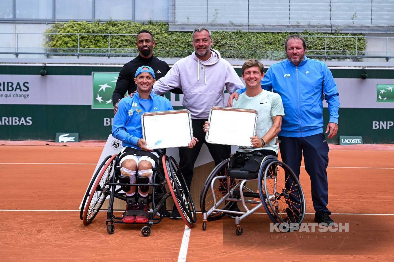 Guy Sasson of Israel and Niels Vink of the Netherlands — 2026 Roland Garros