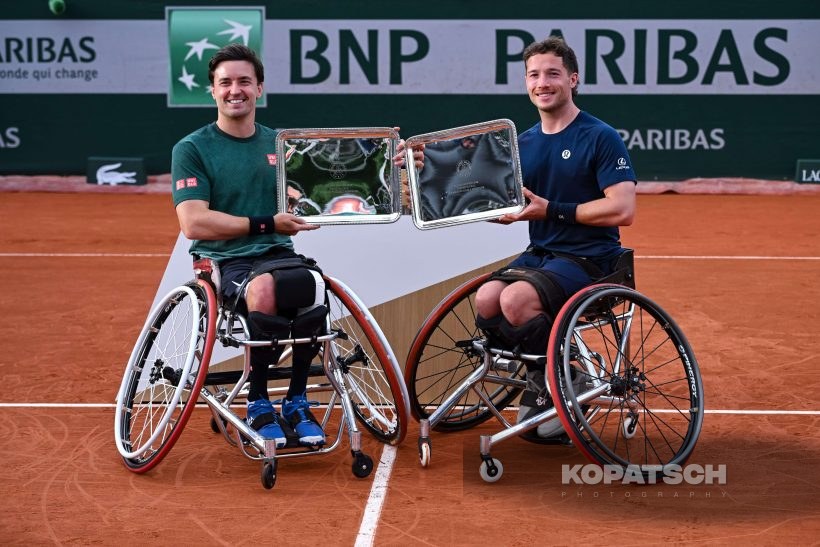 Gordon Reid of Great Britain and Alfie Hewett of Great Britain — 2026 Roland Garros