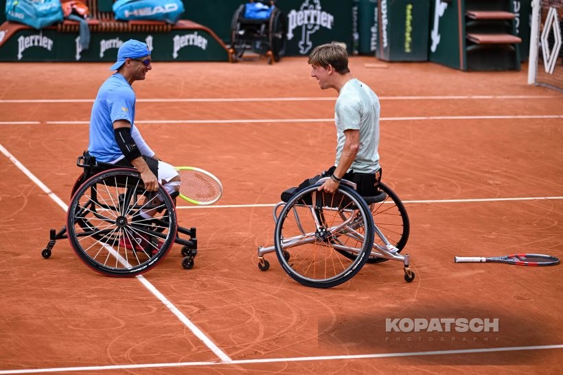 Guy Sasson of Israel and Niels Vink of the Netherlands — 2026 Roland Garros