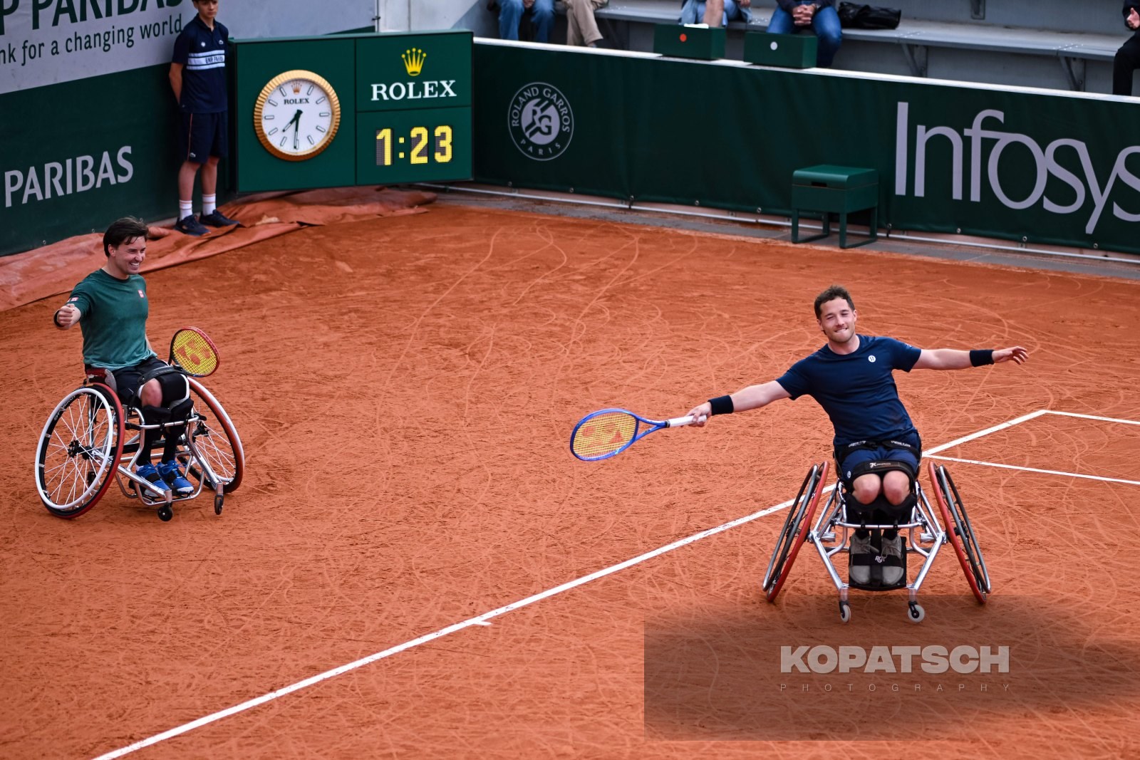 Gordon Reid of Great Britain and Alfie Hewett of Great Britain — 2026 Roland Garros