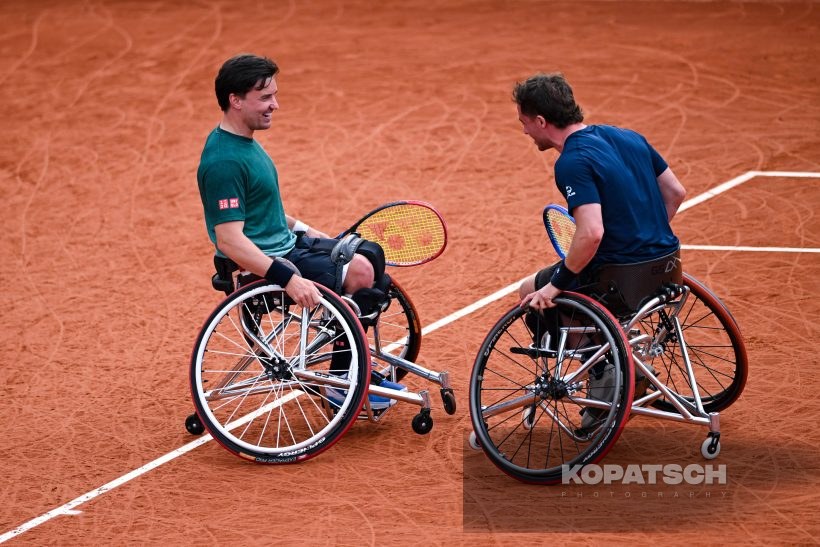 Gordon Reid of Great Britain and Alfie Hewett of Great Britain — 2026 Roland Garros