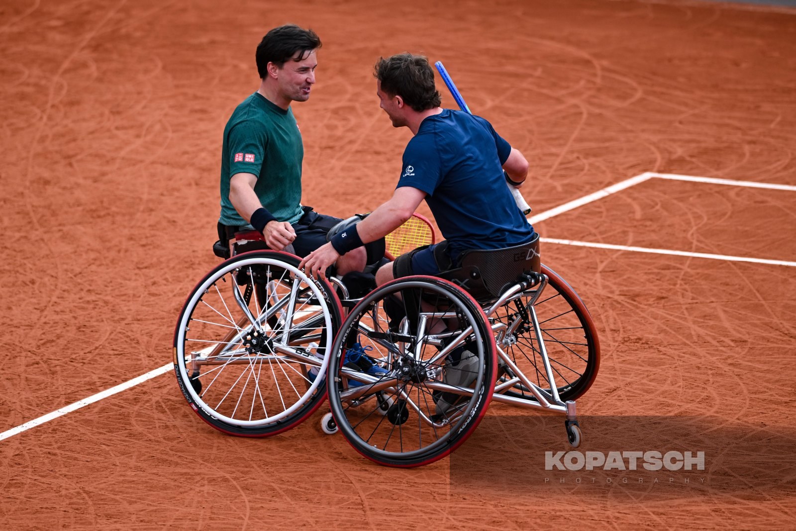 Gordon Reid of Great Britain and Alfie Hewett of Great Britain — 2026 Roland Garros