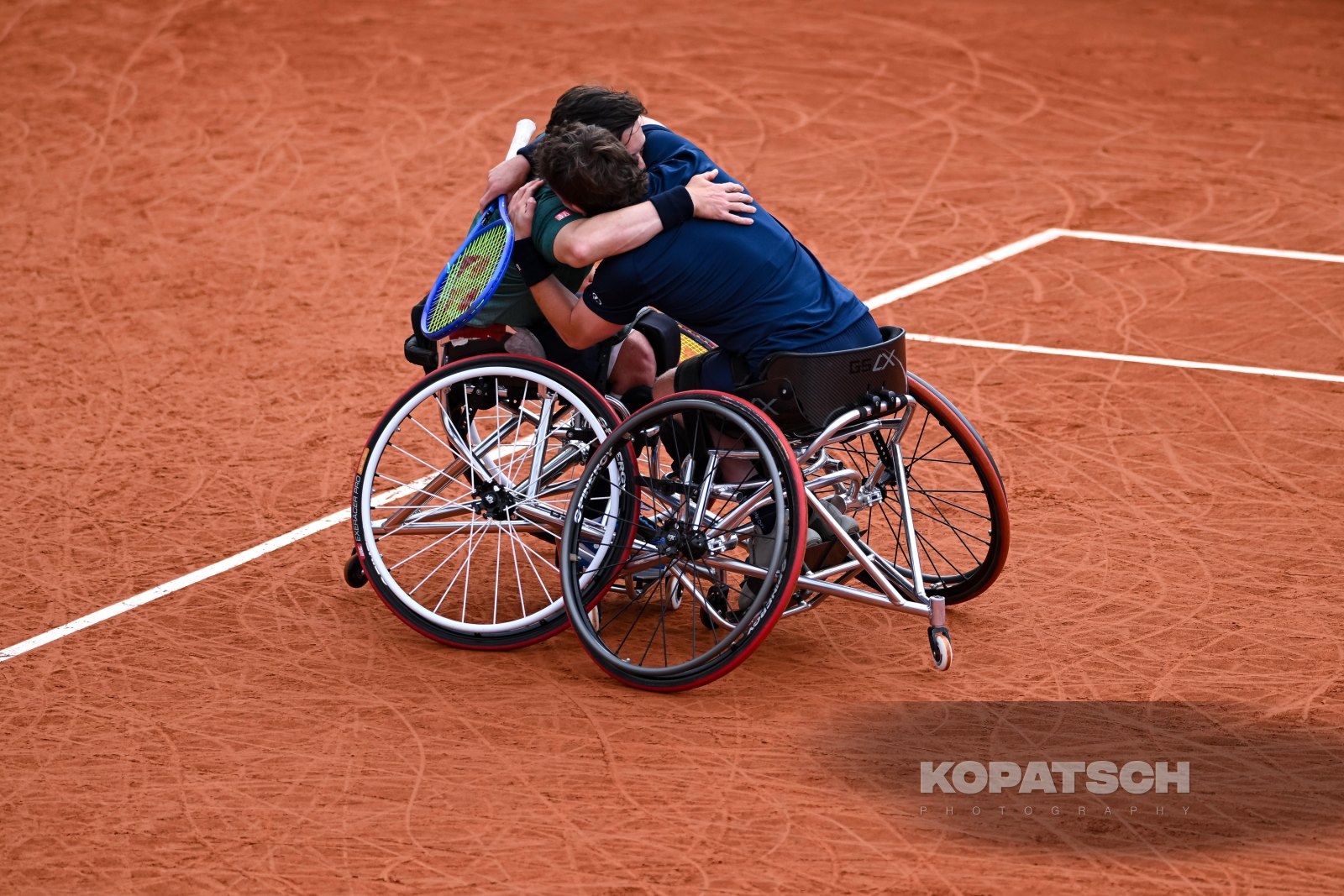 Gordon Reid of Great Britain and Alfie Hewett of Great Britain — 2026 Roland Garros