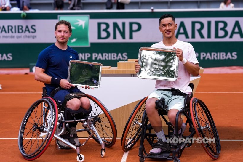 Alfie Hewett of Great Britain and Tokito Oda of Japan — 2026 Roland Garros