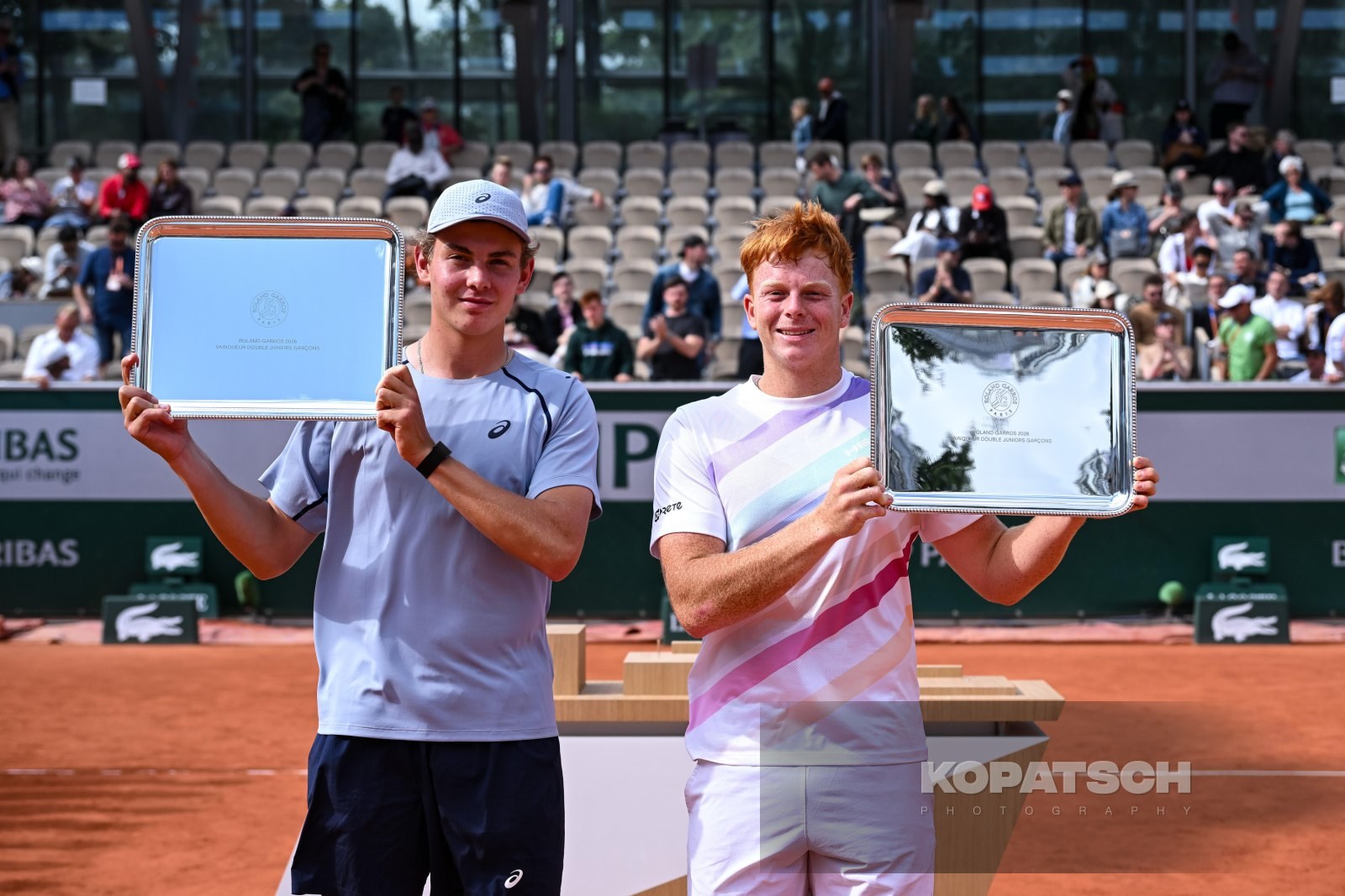 Vincent Reisach of Germany and Jamie Mackenzie of Germany — 2026 Roland Garros