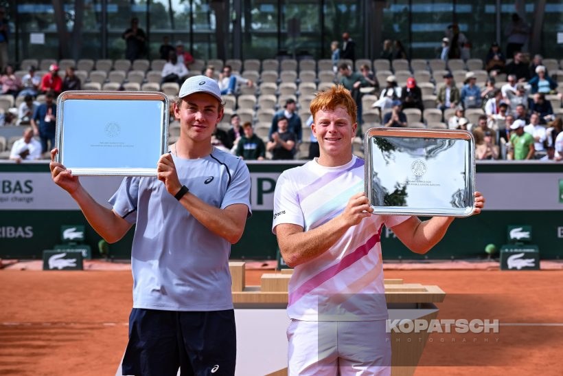 Vincent Reisach of Germany and Jamie Mackenzie of Germany — 2026 Roland Garros