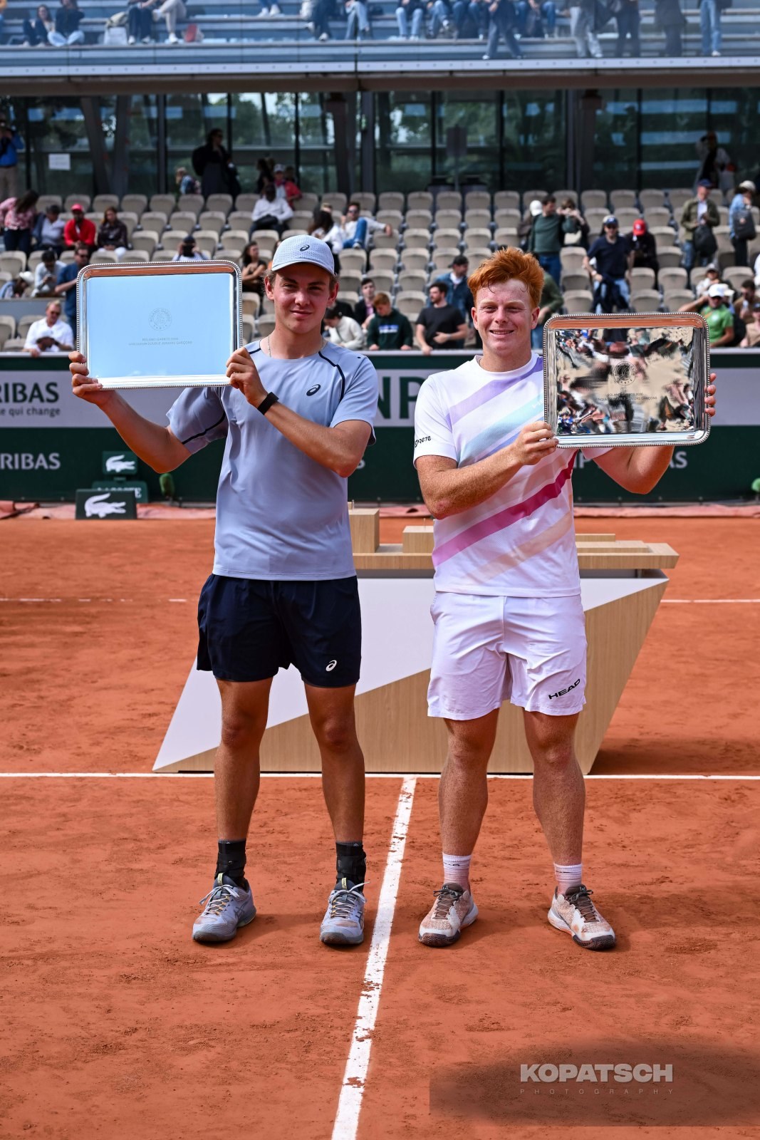 Vincent Reisach of Germany and Jamie Mackenzie of Germany — 2026 Roland Garros
