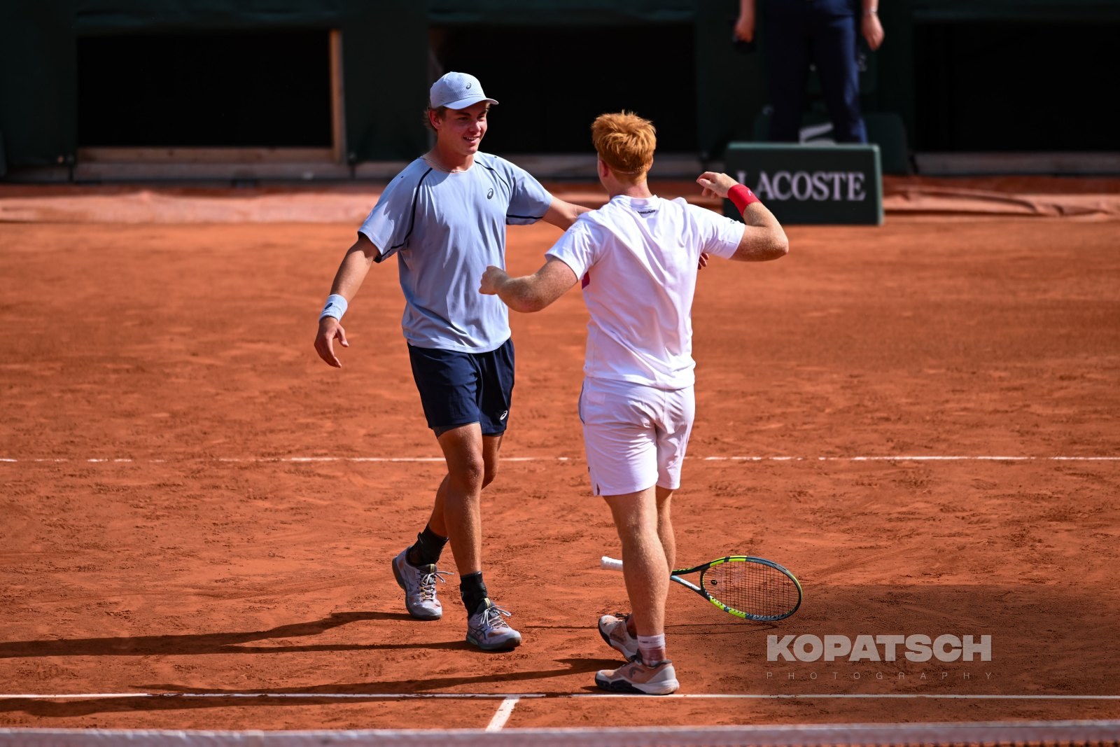 Vincent Reisach of Germany and Jamie Mackenzie of Germany — 2026 Roland Garros