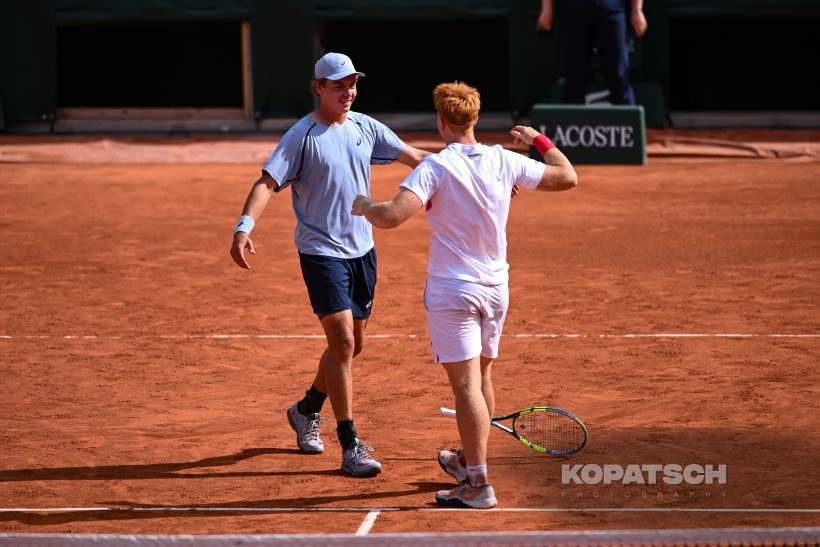Vincent Reisach of Germany and Jamie Mackenzie of Germany — 2026 Roland Garros