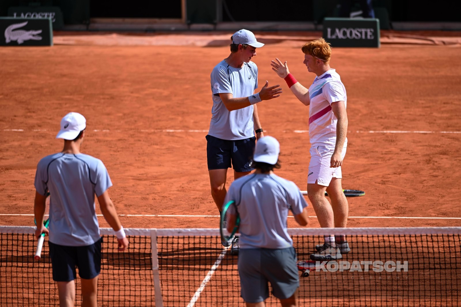 Vincent Reisach of Germany and Jamie Mackenzie of Germany — 2026 Roland Garros