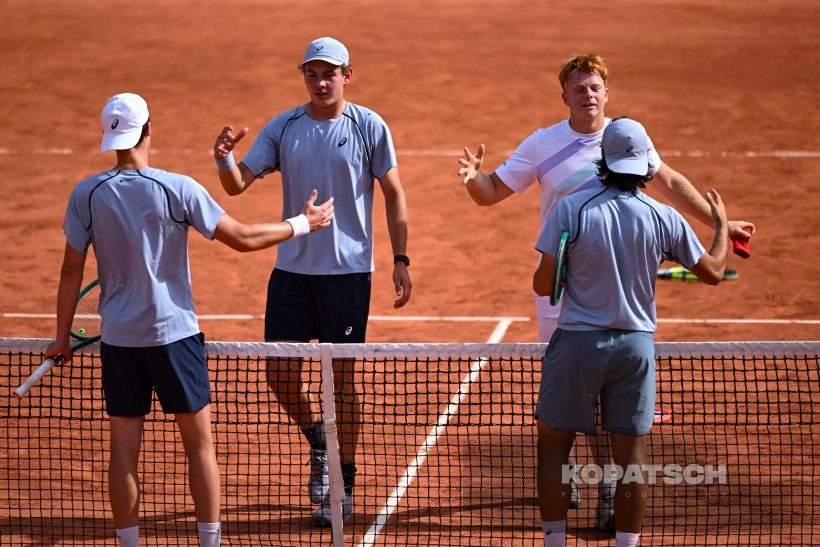 Vincent Reisach of Germany and Jamie Mackenzie of Germany — 2026 Roland Garros