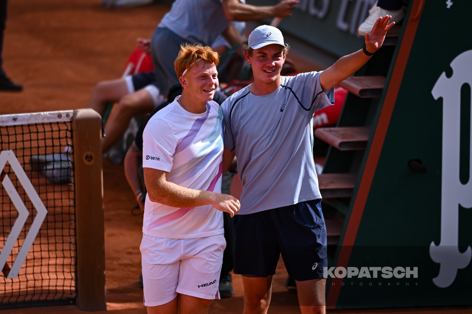 Vincent Reisach of Germany and Jamie Mackenzie of Germany — 2026 Roland Garros