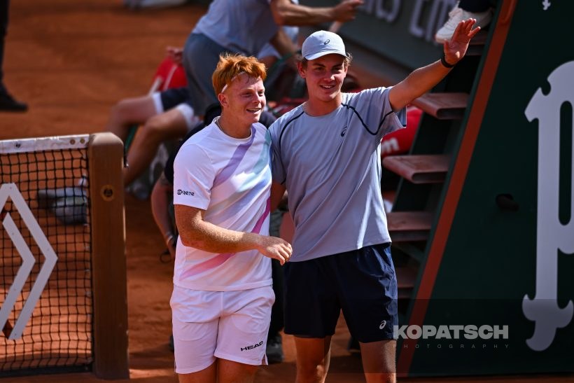 Vincent Reisach of Germany and Jamie Mackenzie of Germany — 2026 Roland Garros