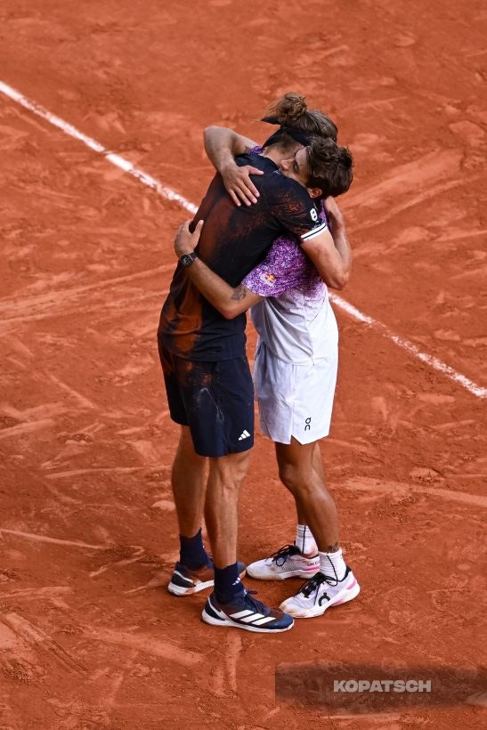 Alexander Zverev of Germany and Flavio Cobolli of Italy — 2026 Roland Garros