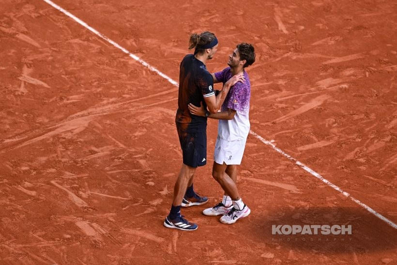 Alexander Zverev of Germany and Flavio Cobolli of Italy — 2026 Roland Garros