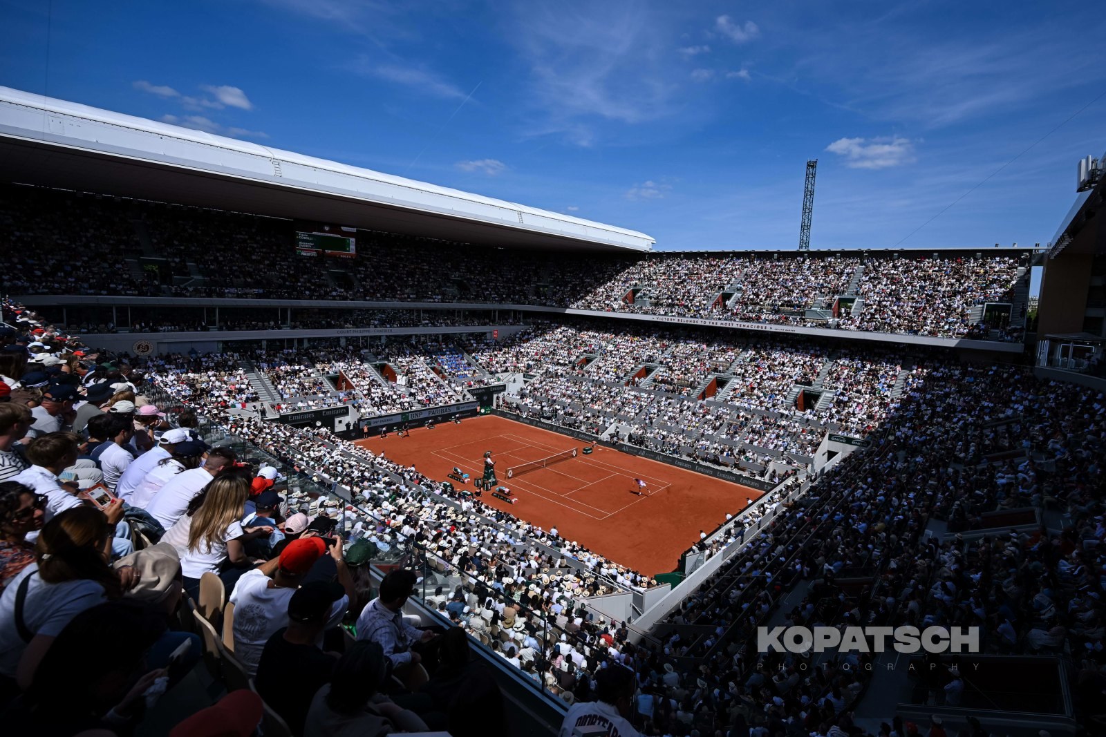 A general view — 2026 Roland Garros