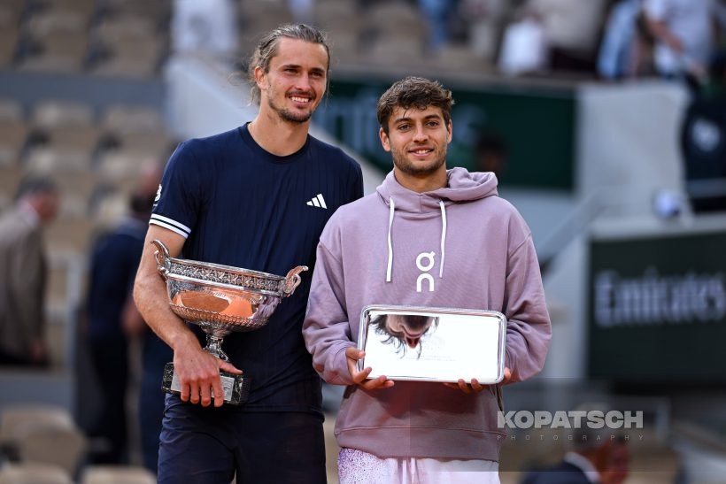 Alexander Zverev of Germany and Flavio Cobolli of Italy — 2026 Roland Garros
