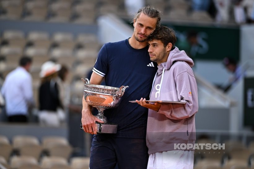 Alexander Zverev of Germany and Flavio Cobolli of Italy — 2026 Roland Garros
