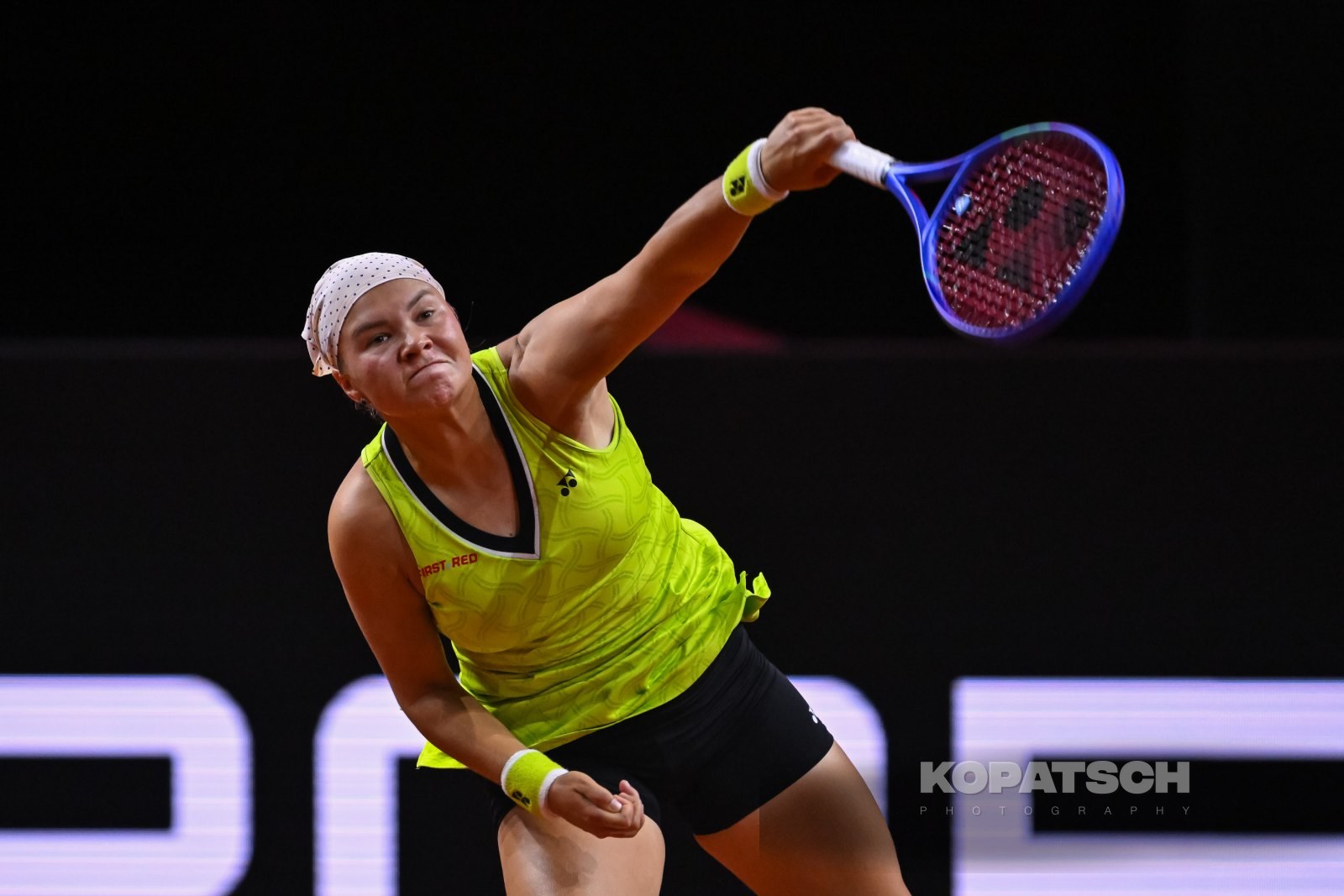 during the Women’s Singles second round match — 2026 Stuttgart PTGP